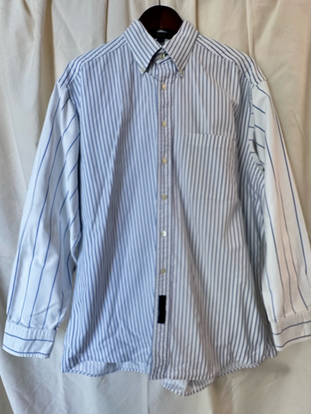 Tommy Hilfiger Men’s Shirt Collegiate Oxford Tailored Striped Buttonup 16 1/2-35